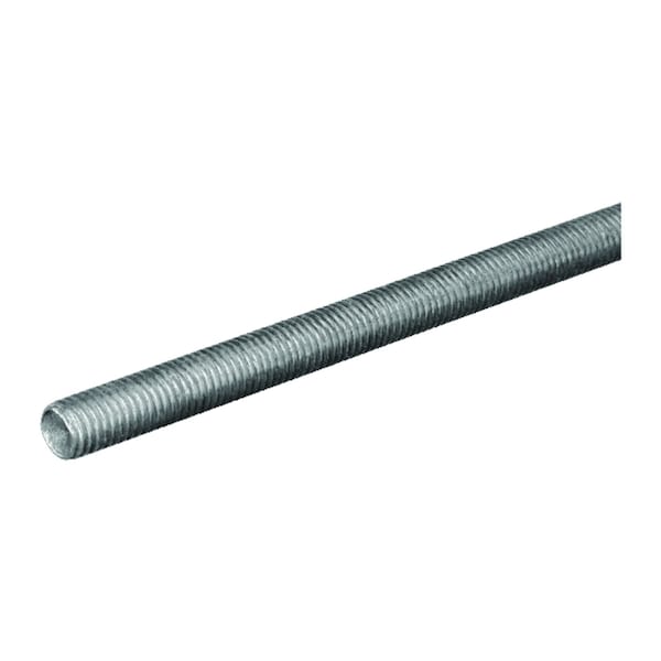 Steelworks SteelWorks No 10 in. D X 12 in. L Low Carbon Steel Threaded Rod 11004 - main